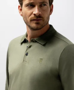 Heren polo groen
