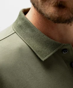 Heren polo groen