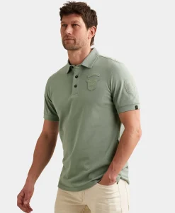 Heren polo groen