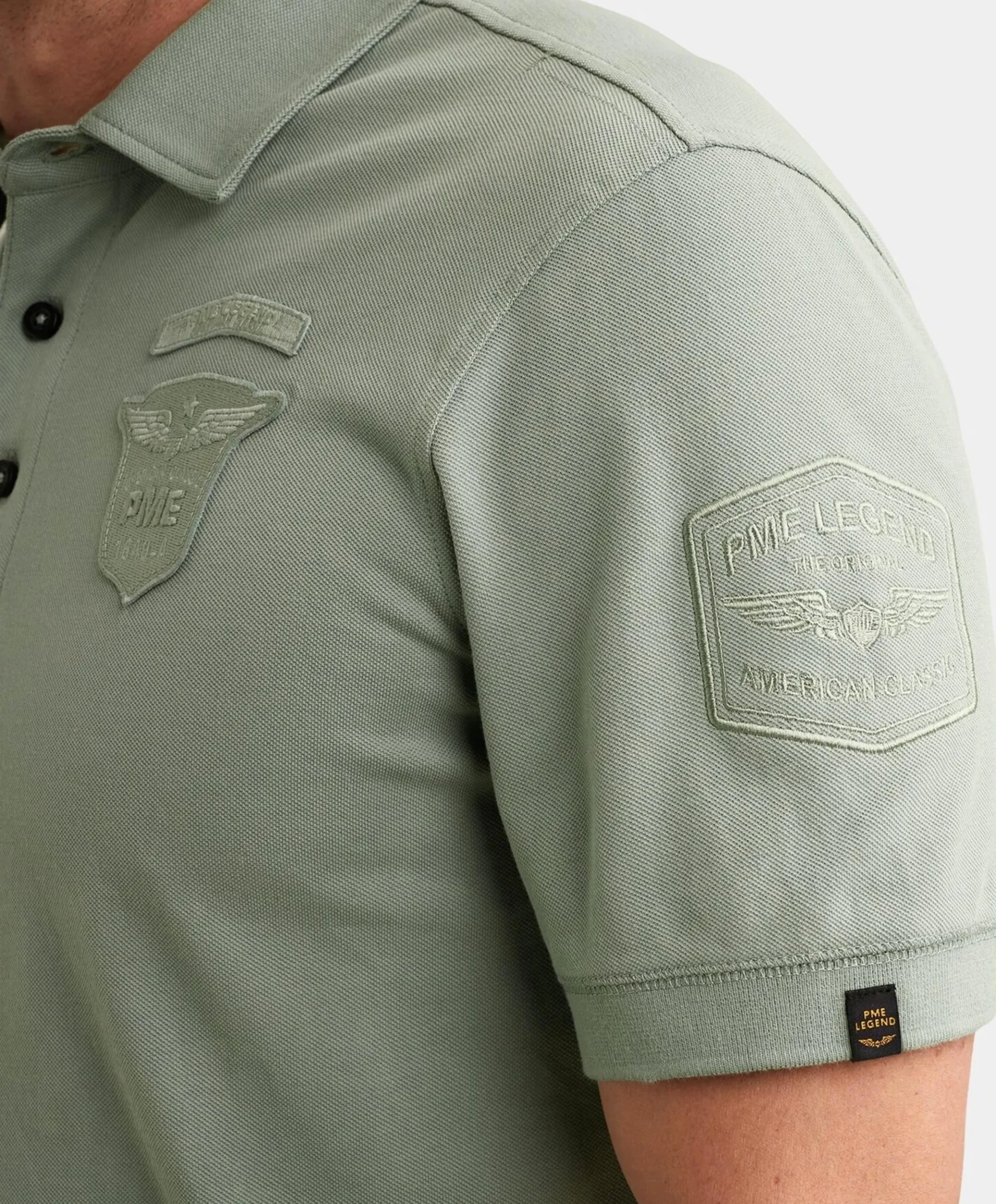 Heren polo groen