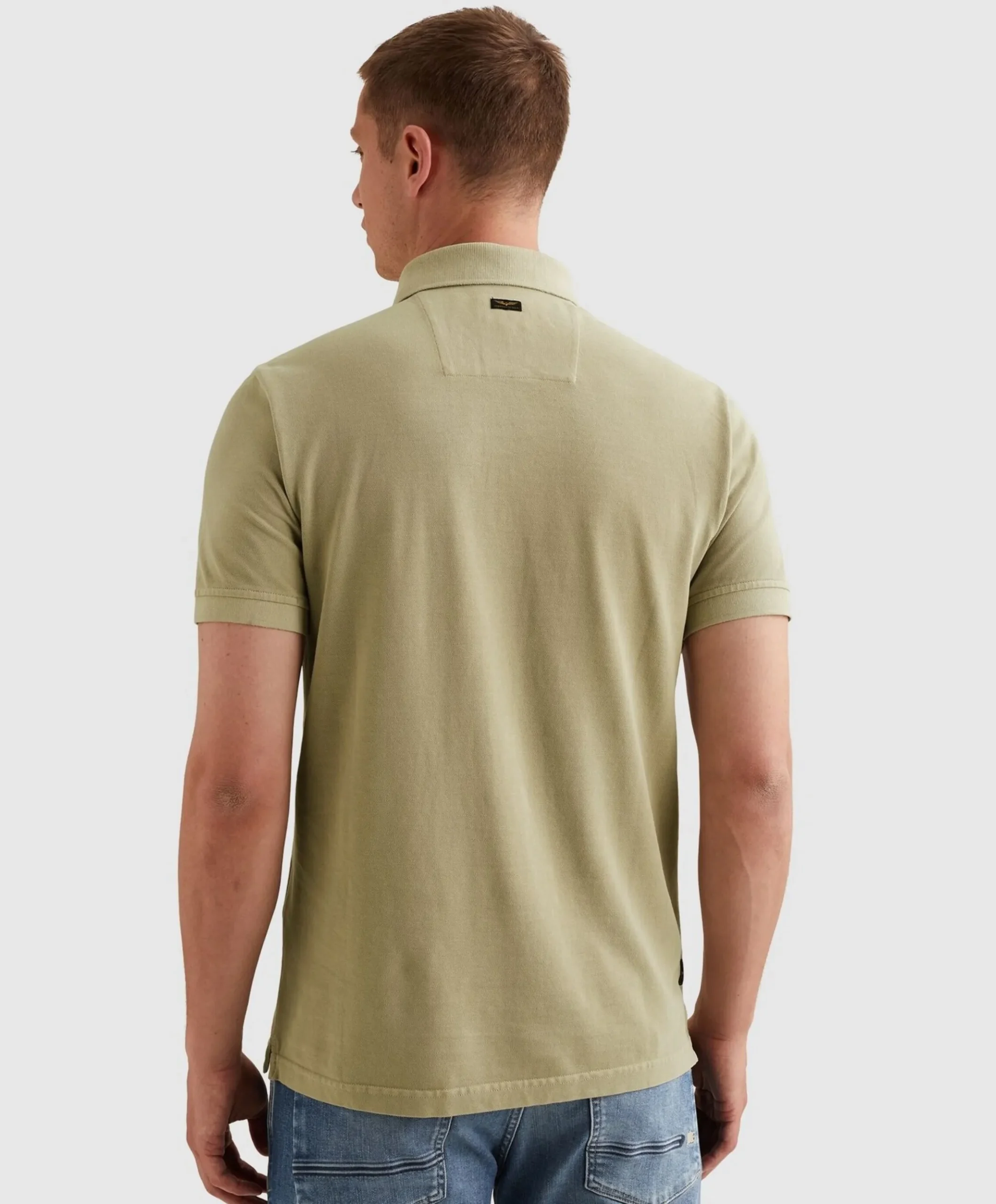 Heren polo groen