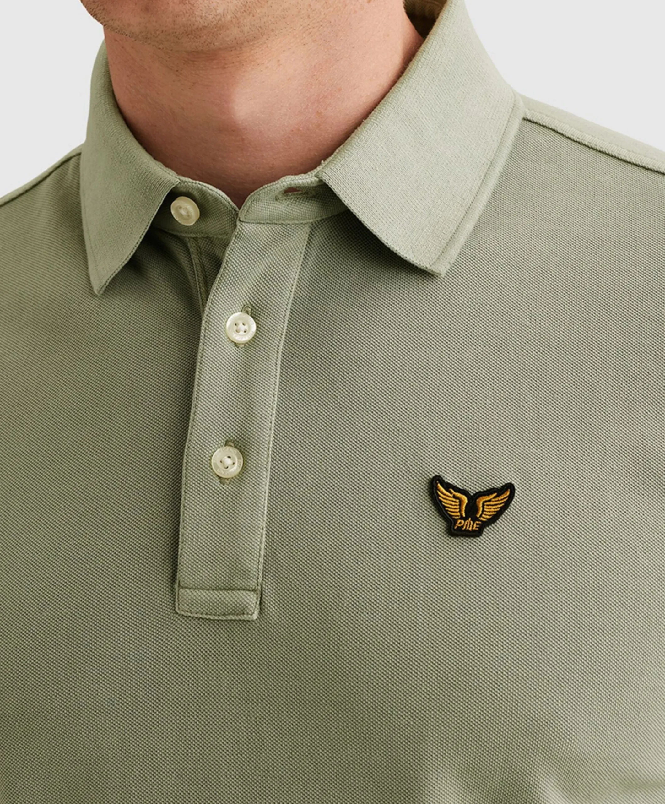 Heren polo groen