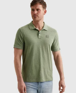 Heren polo groen