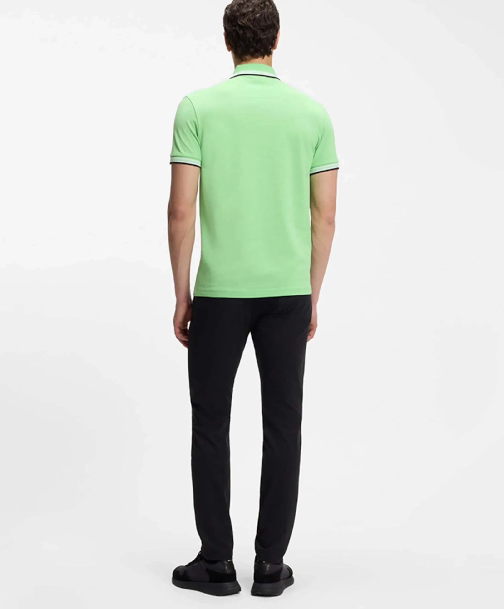 Heren polo groen