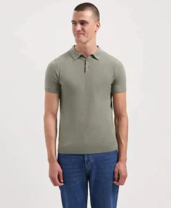 Heren polo groen