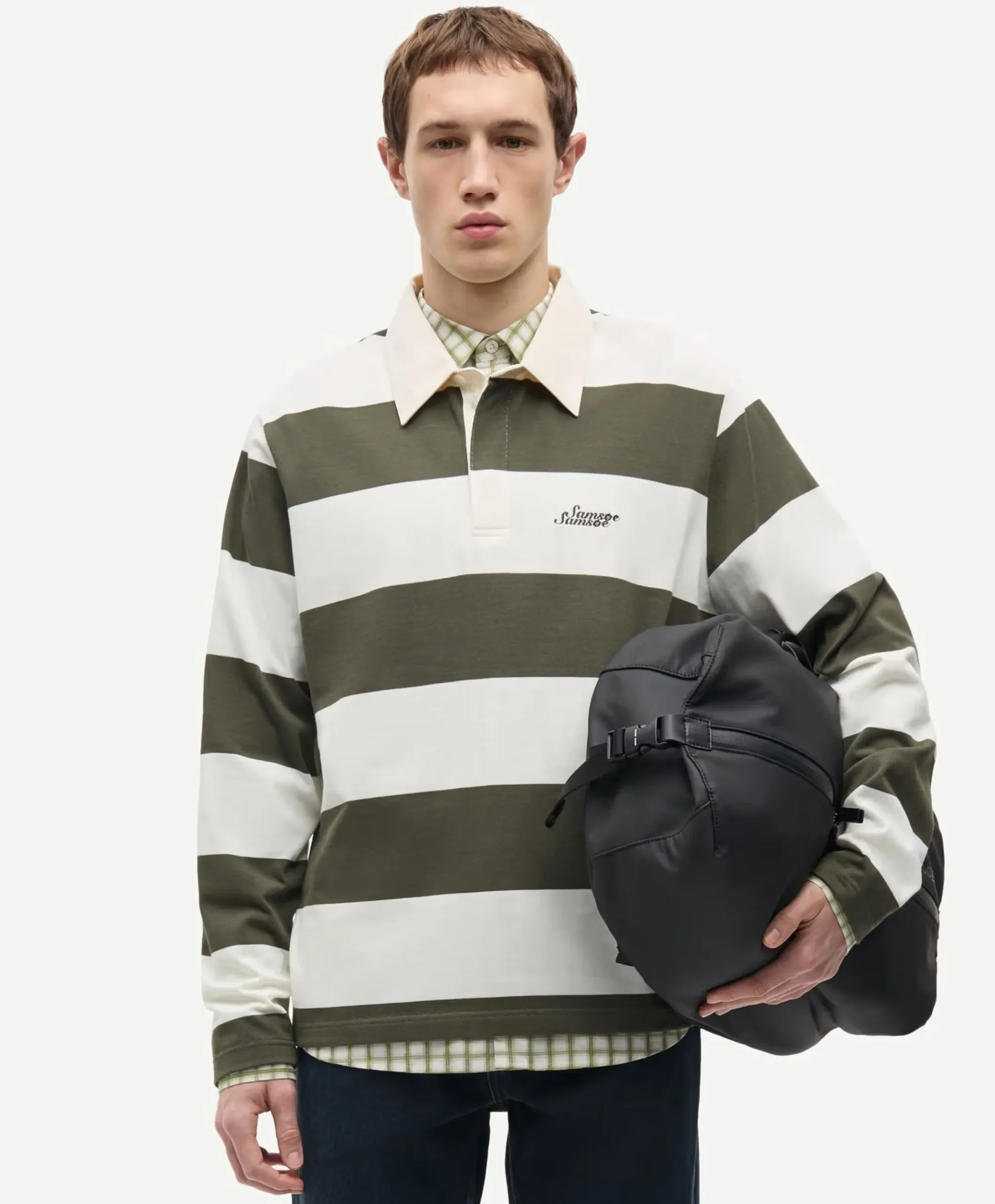Heren polo groen