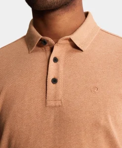 Heren polo oranje