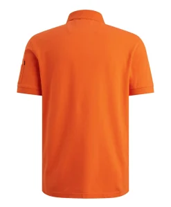 Heren polo oranje