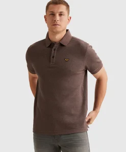 Heren polo paars