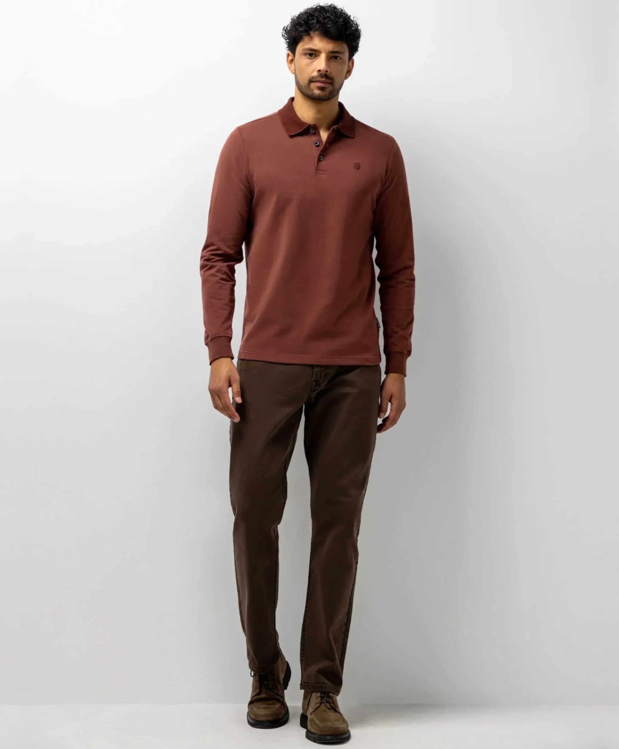 Heren polo roze