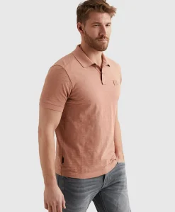 Heren polo roze
