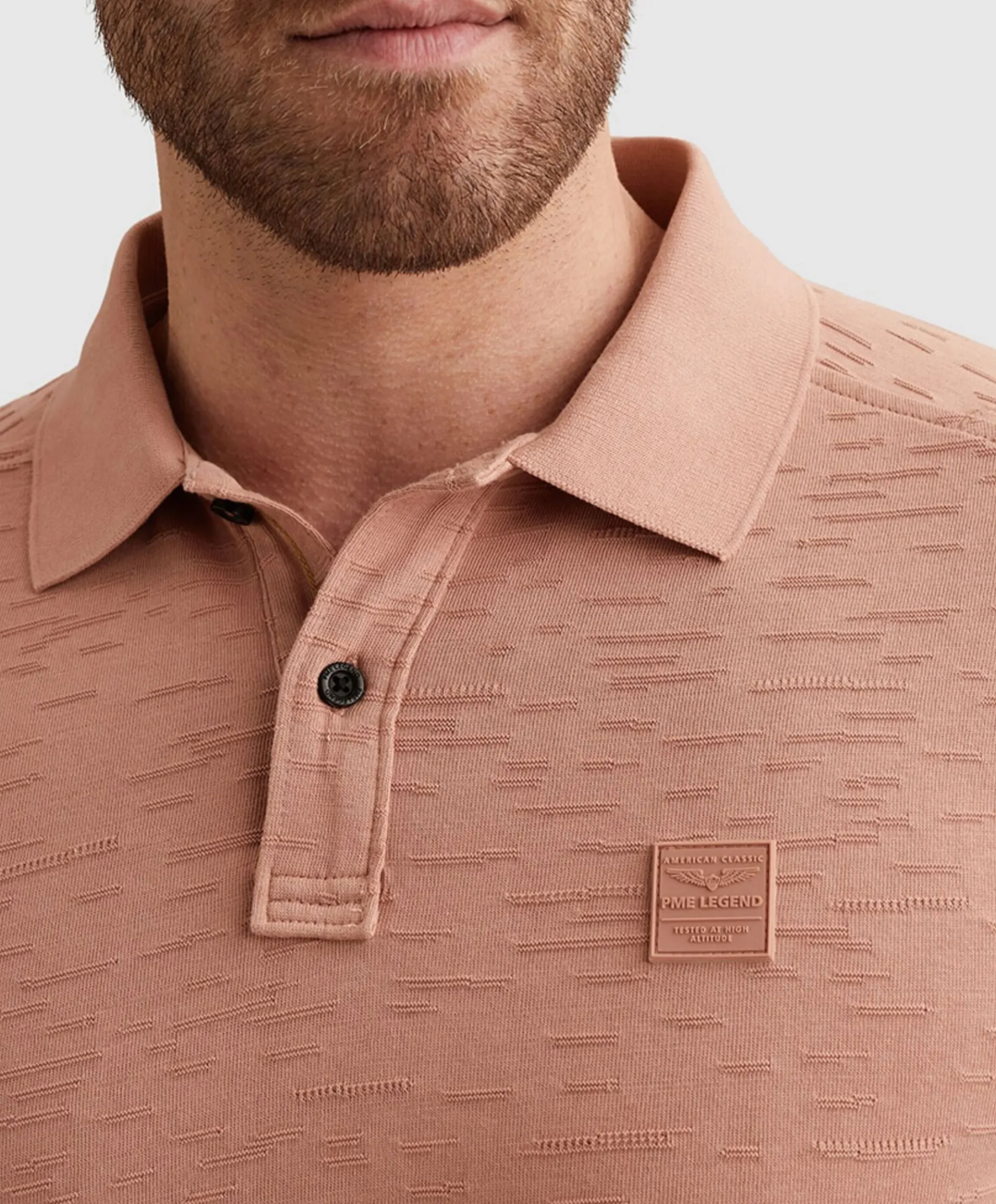 Heren polo roze