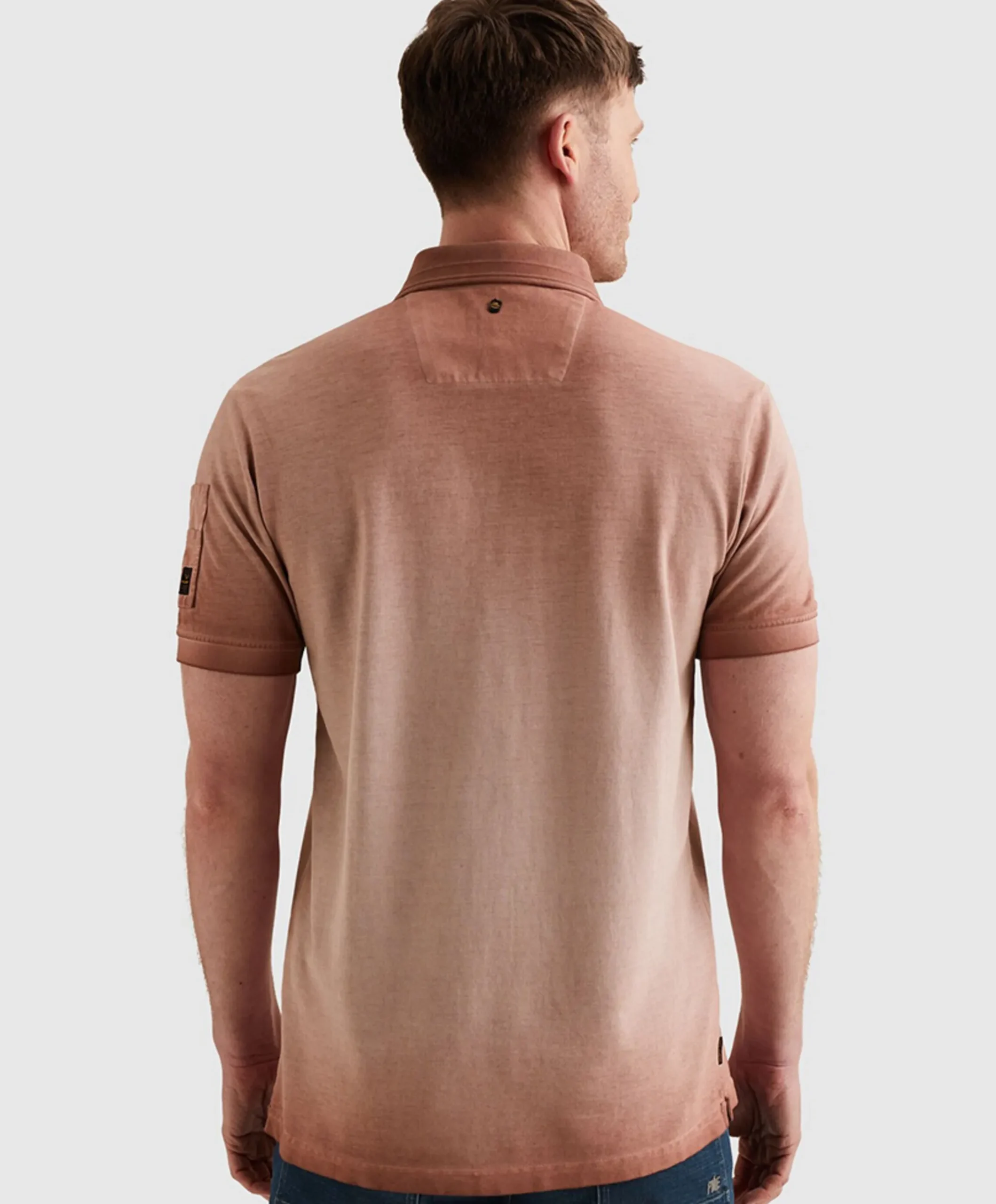 Heren polo roze