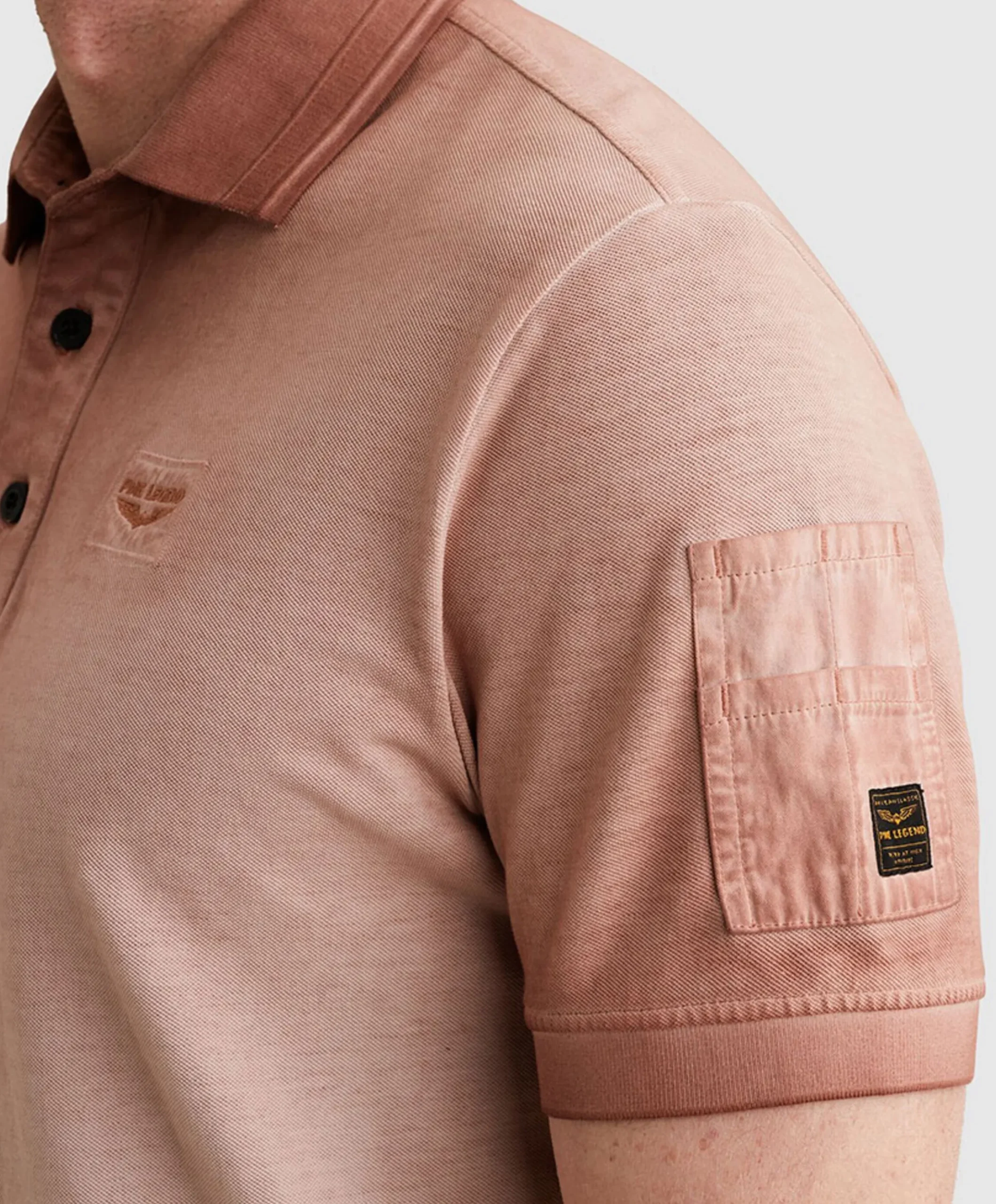 Heren polo roze