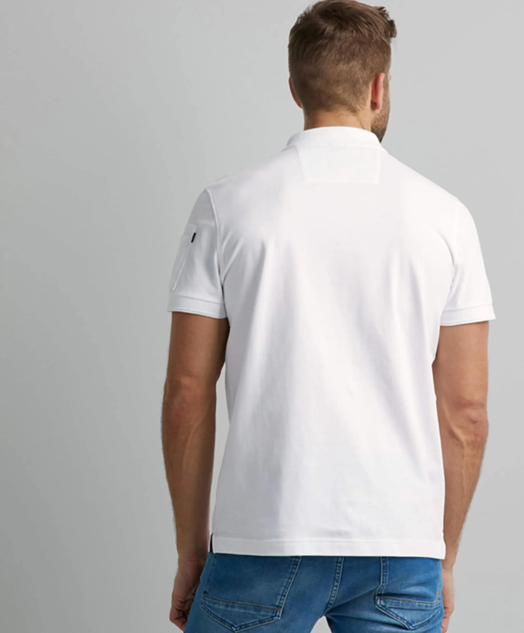 Heren polo wit