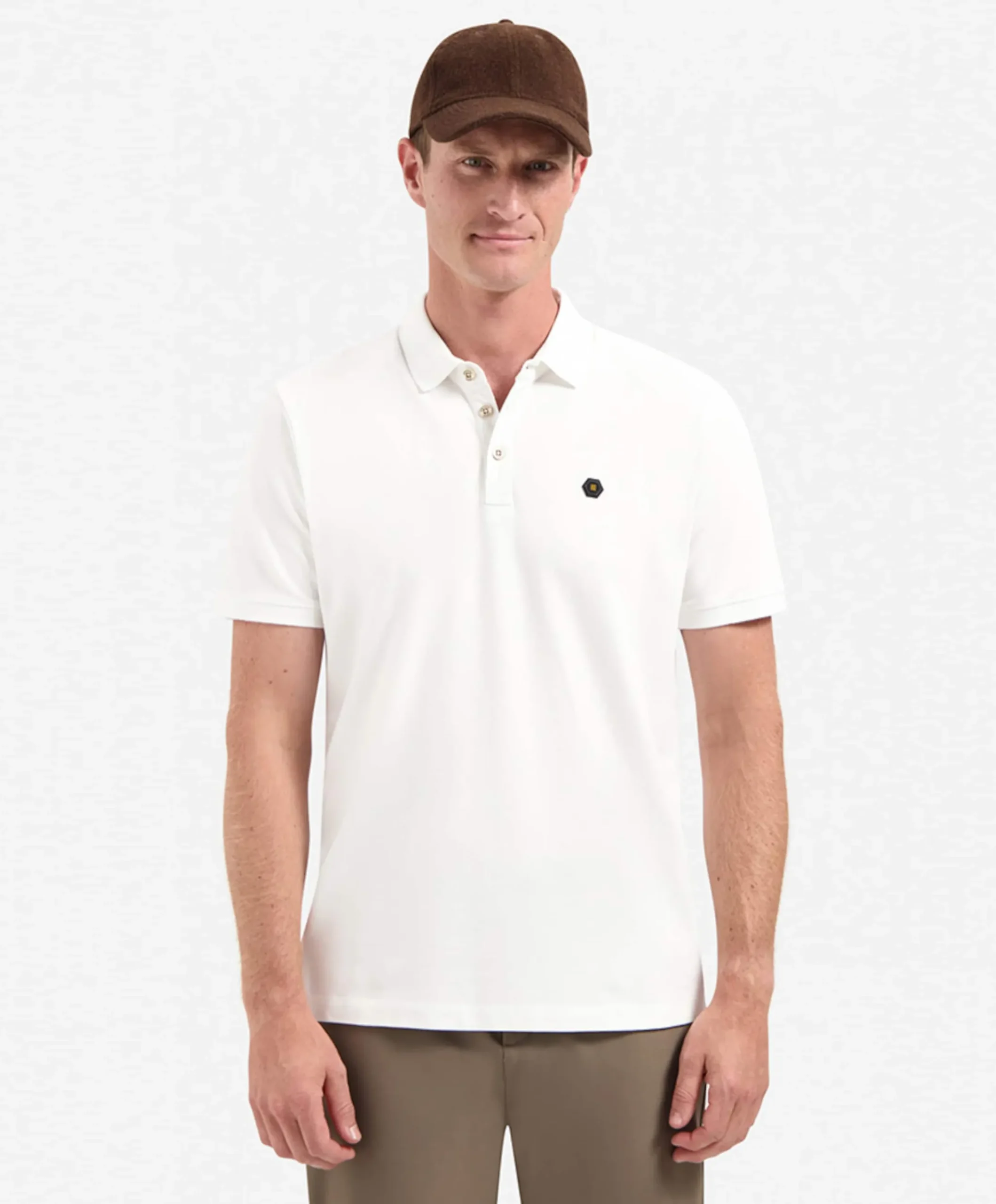 Heren polo wit