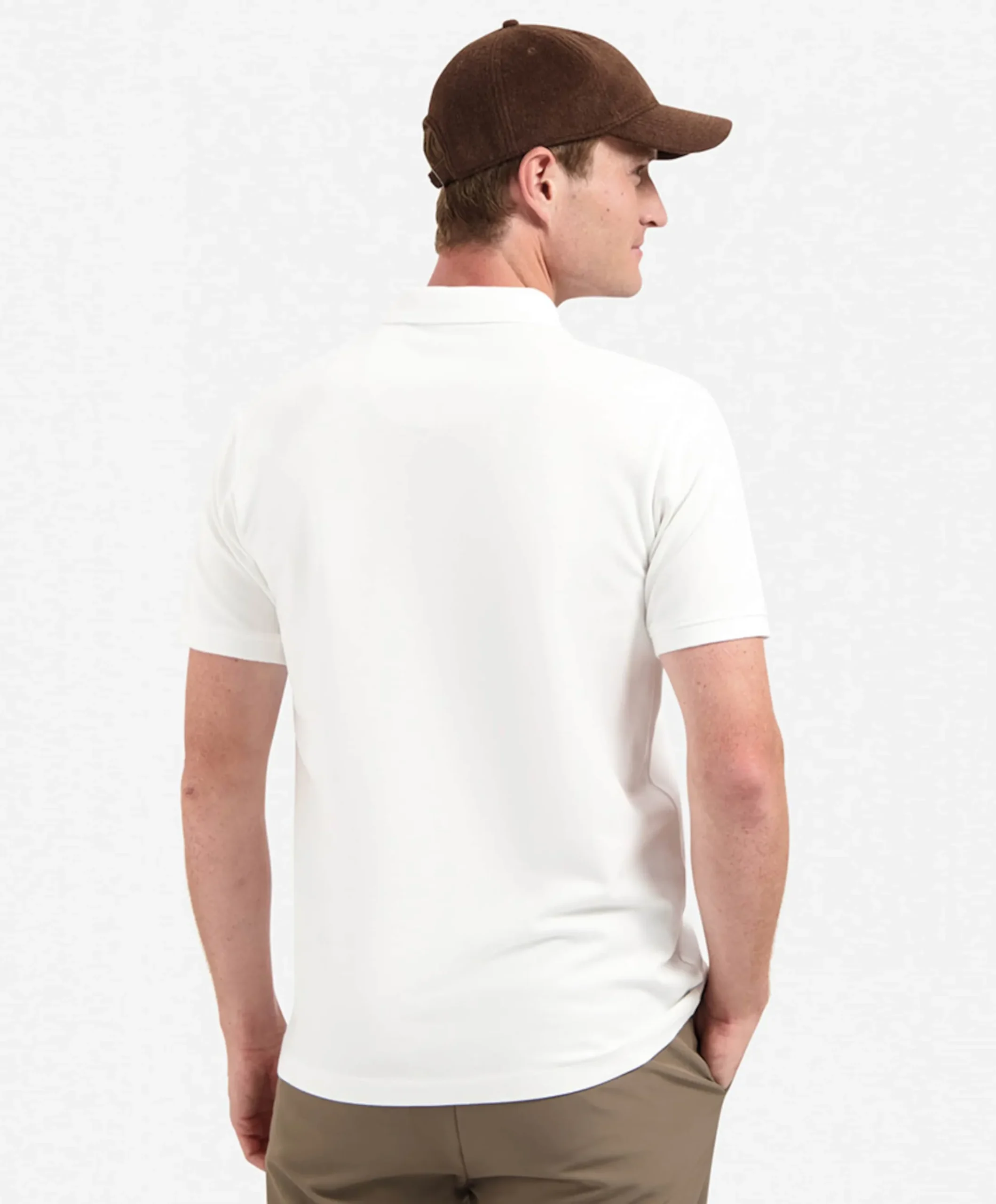 Heren polo wit