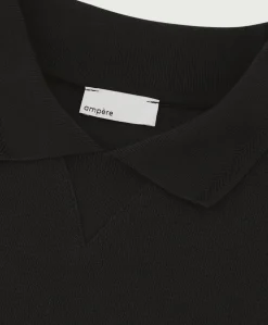 Heren polo zwart