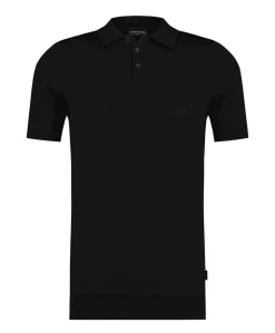 Heren polo zwart