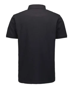 Heren polo zwart