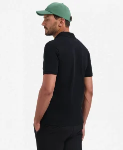 Heren polo zwart