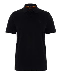 Heren polo zwart