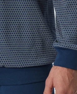 Heren pyjamaset blauw