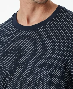 Heren pyjamaset blauw