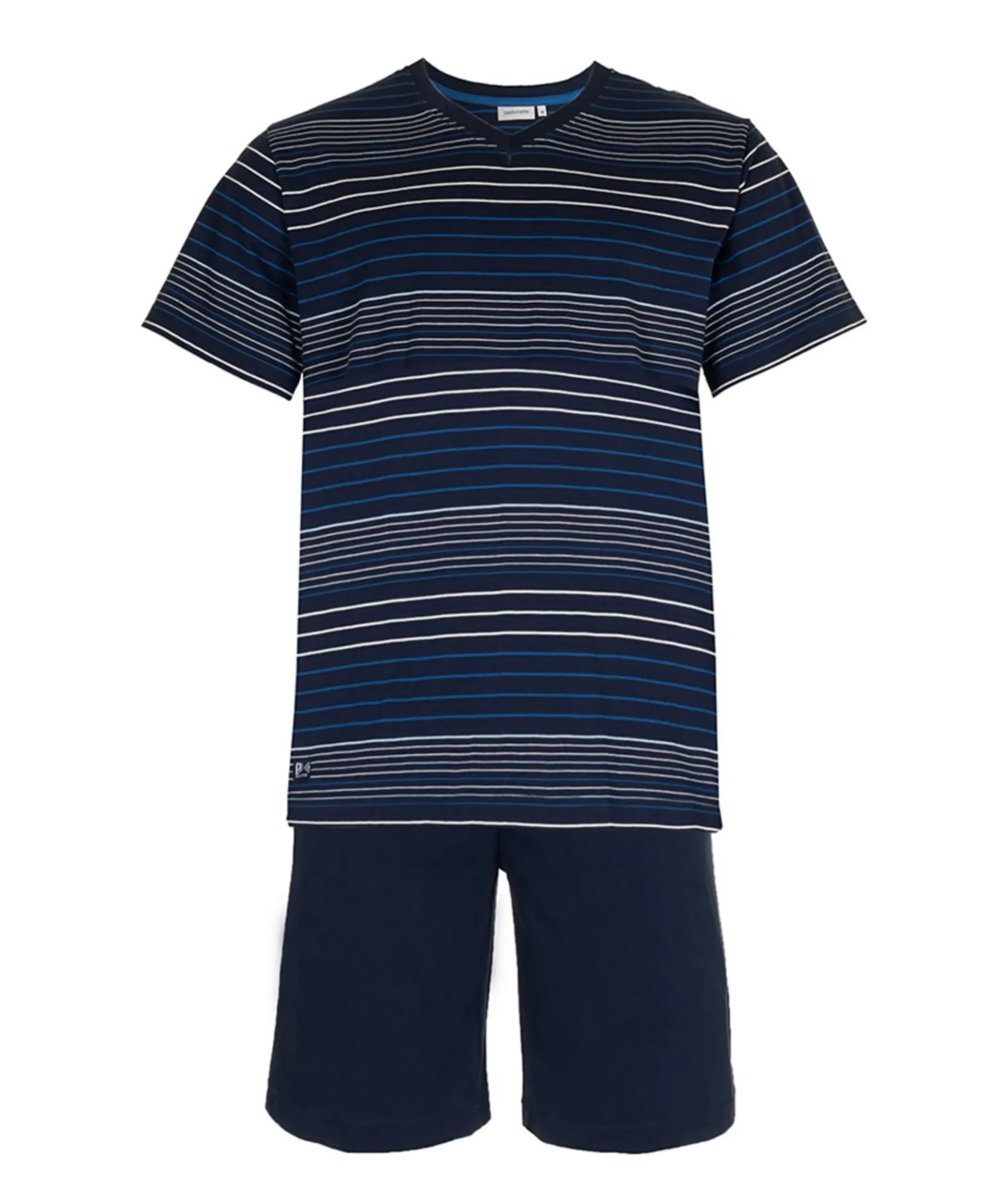 Heren pyjamaset blauw