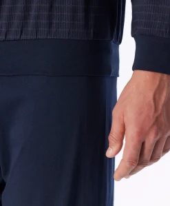 Heren pyjamaset bordeaux