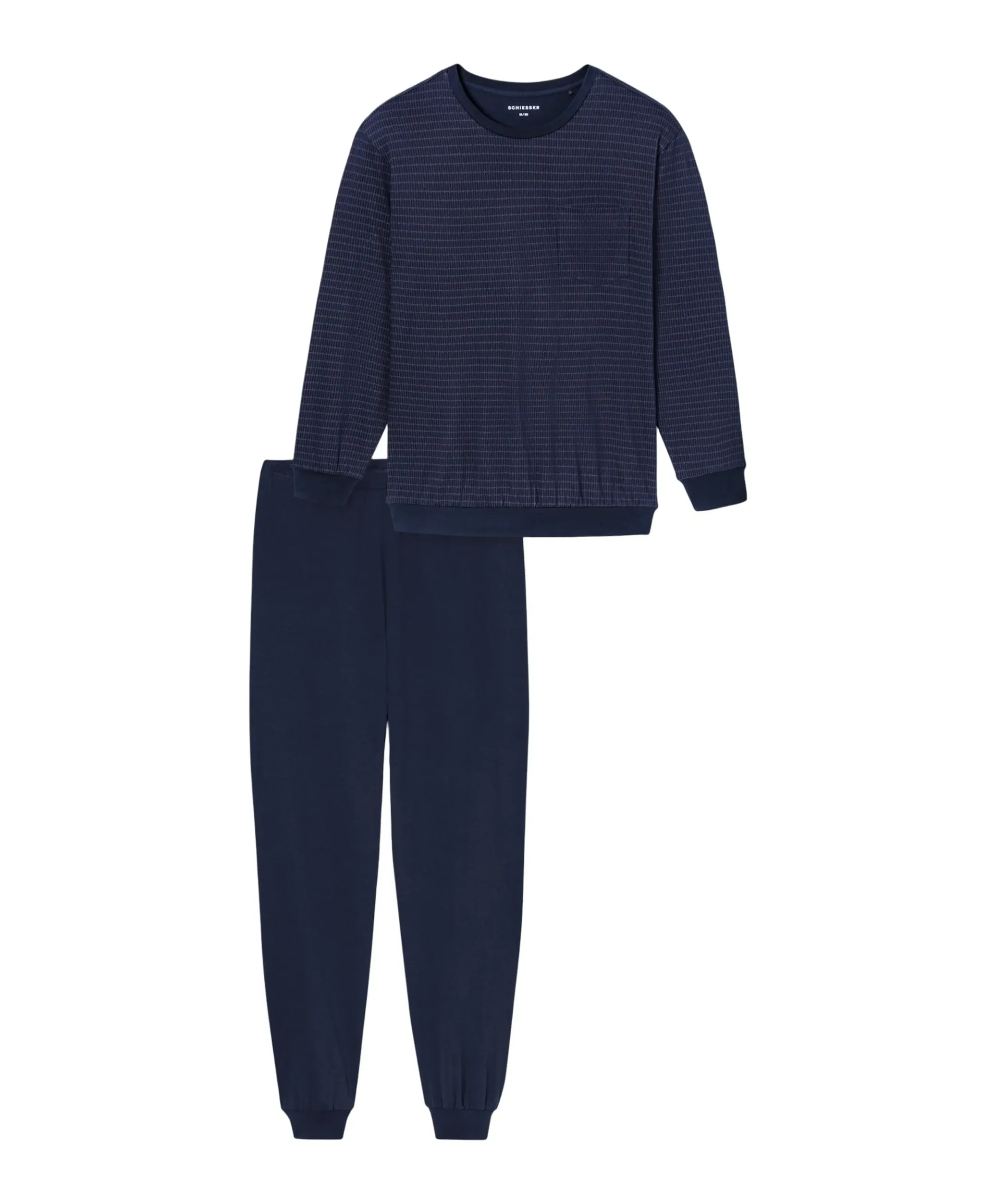 Heren pyjamaset bordeaux