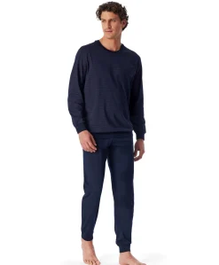 Heren pyjamaset bordeaux