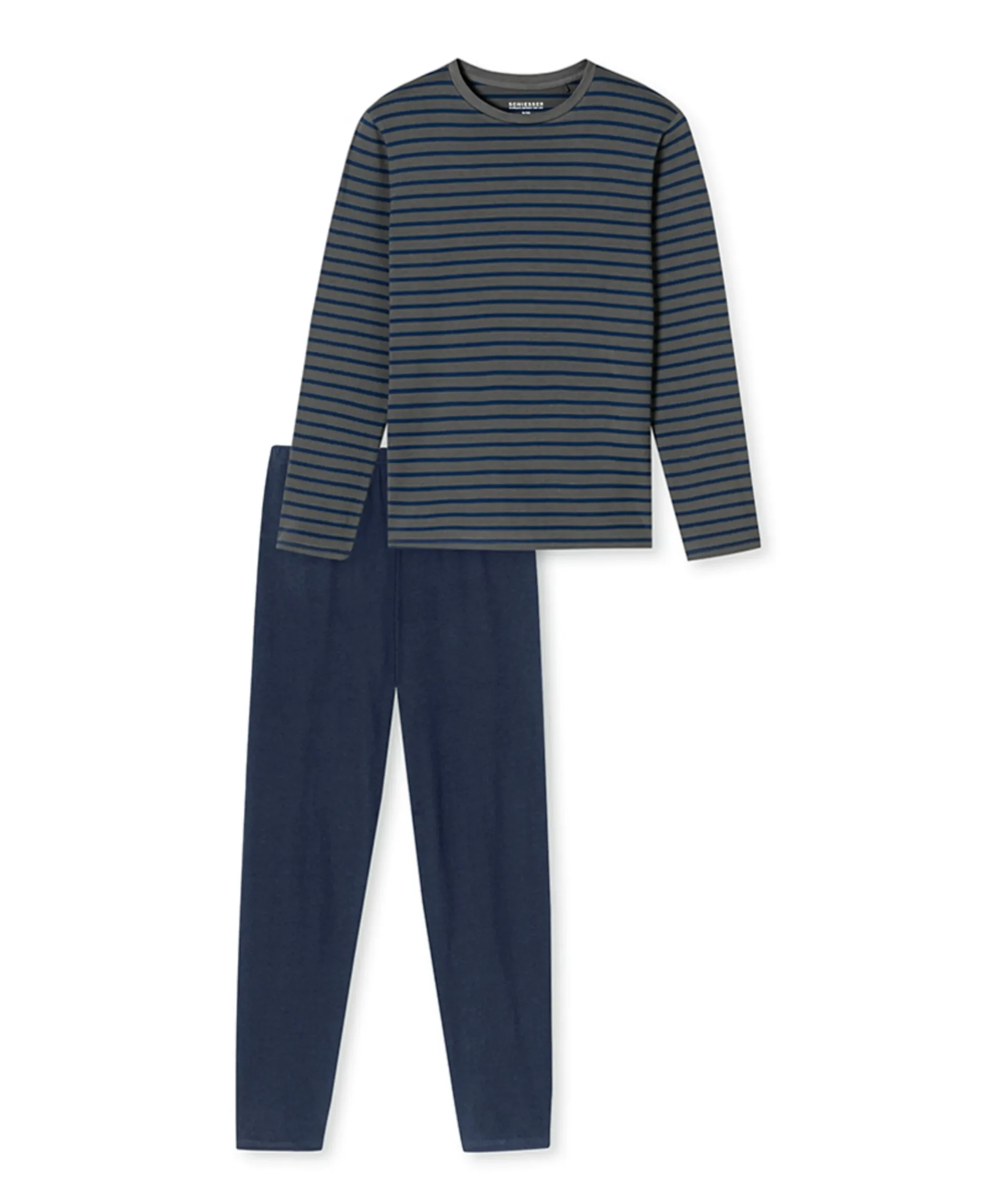 Heren pyjamaset grijs