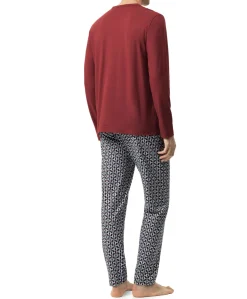 Heren pyjamaset rood