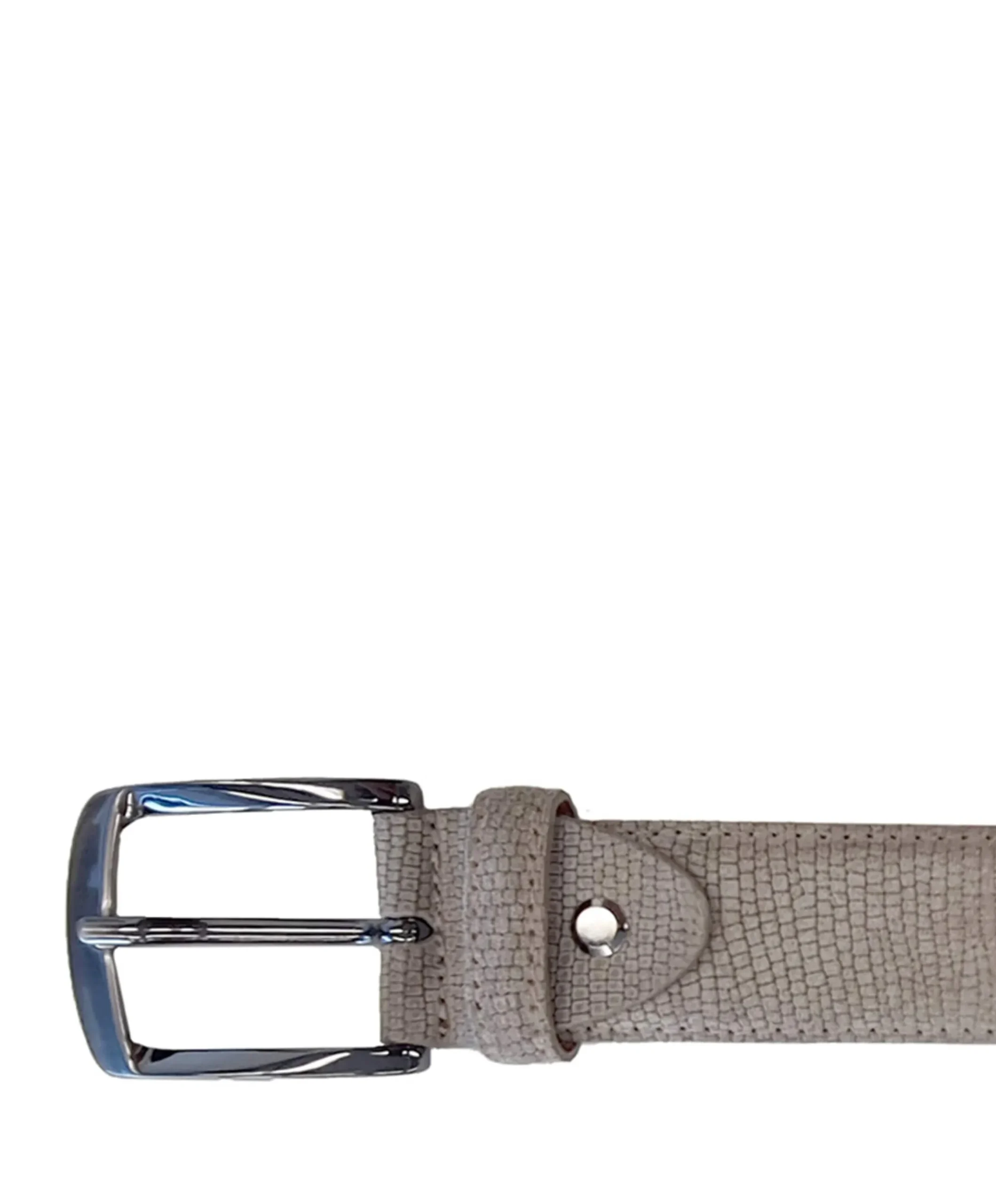 Heren riem beige
