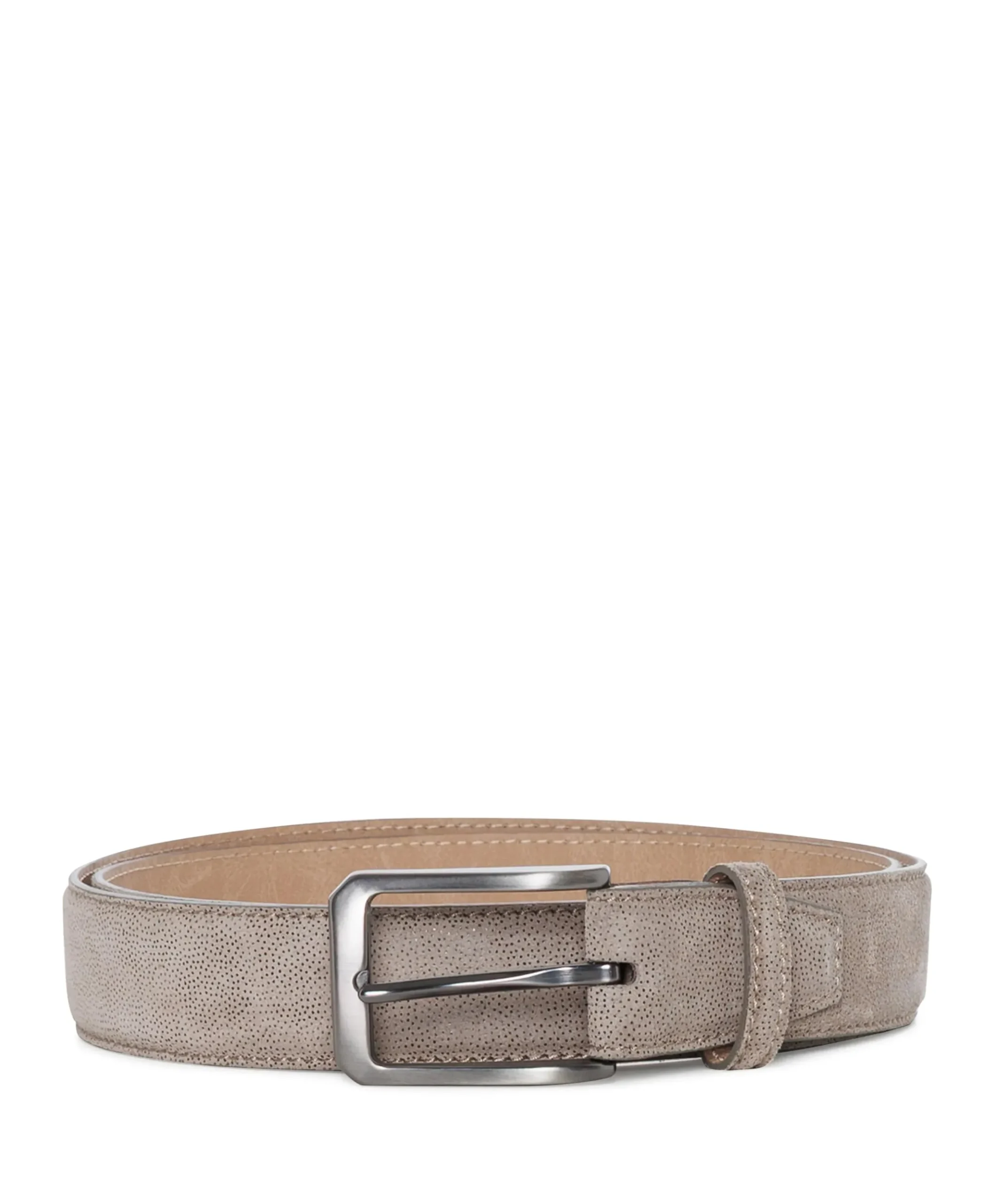 Heren riem beige
