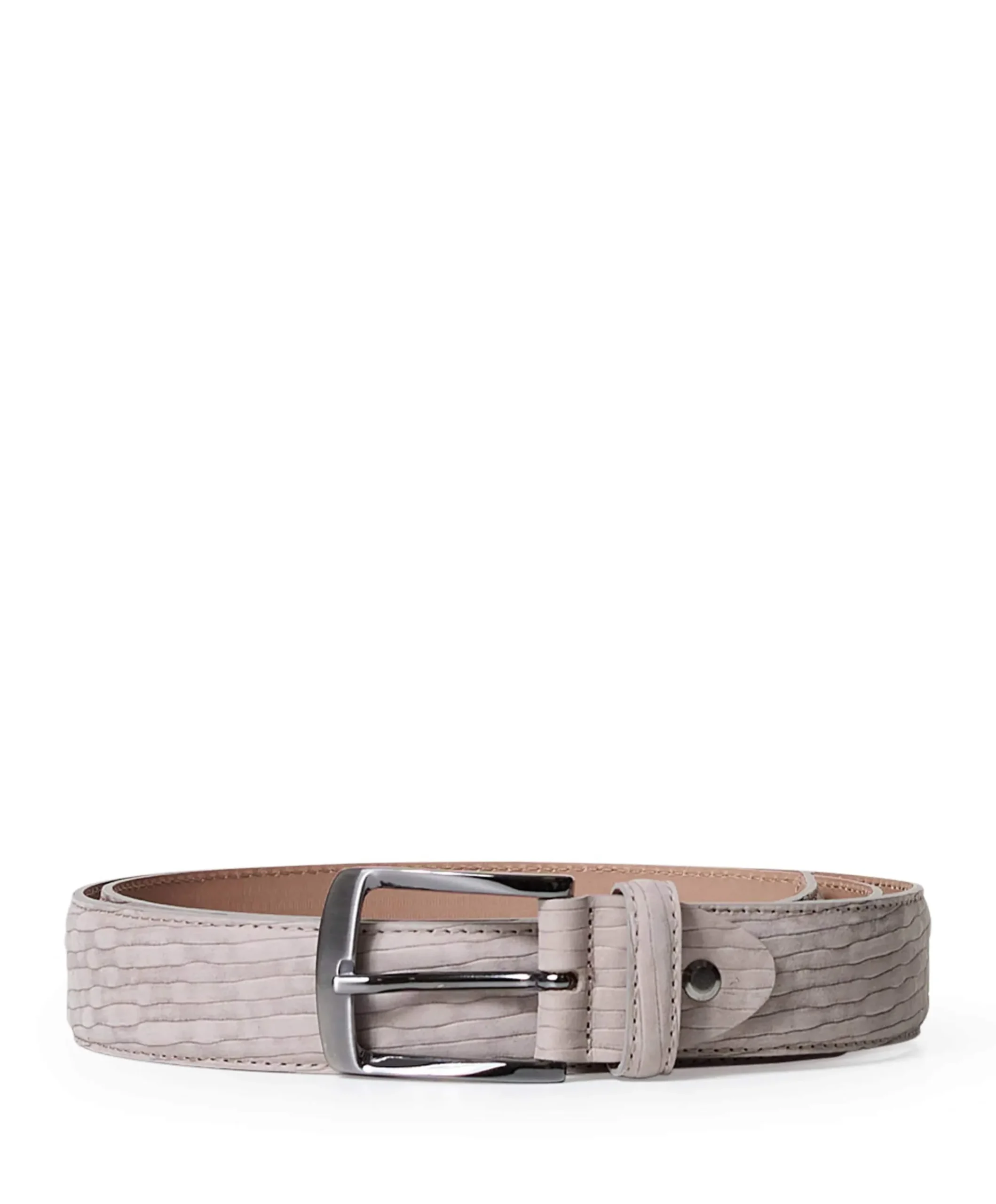 Heren riem beige