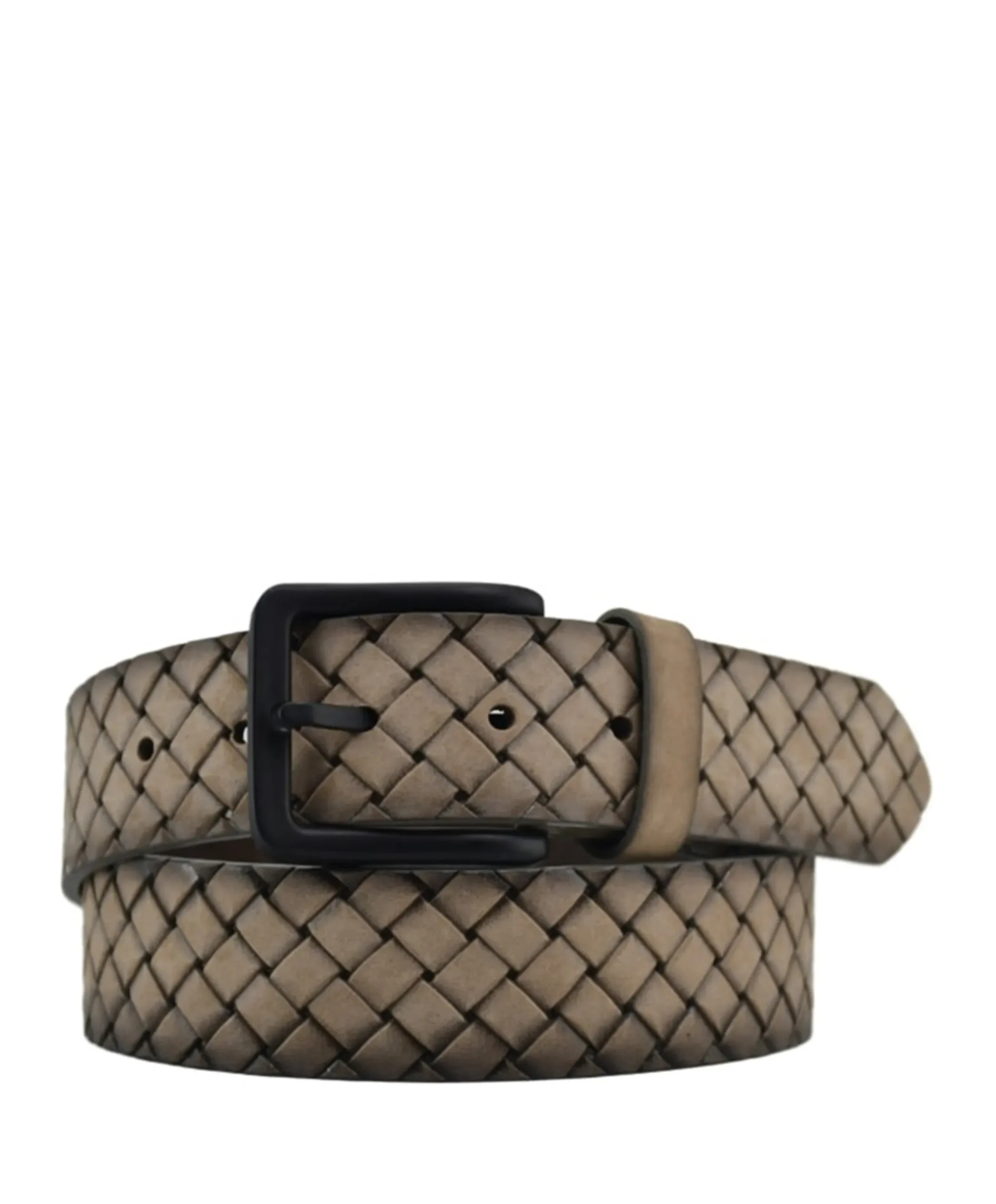 Heren riem beige