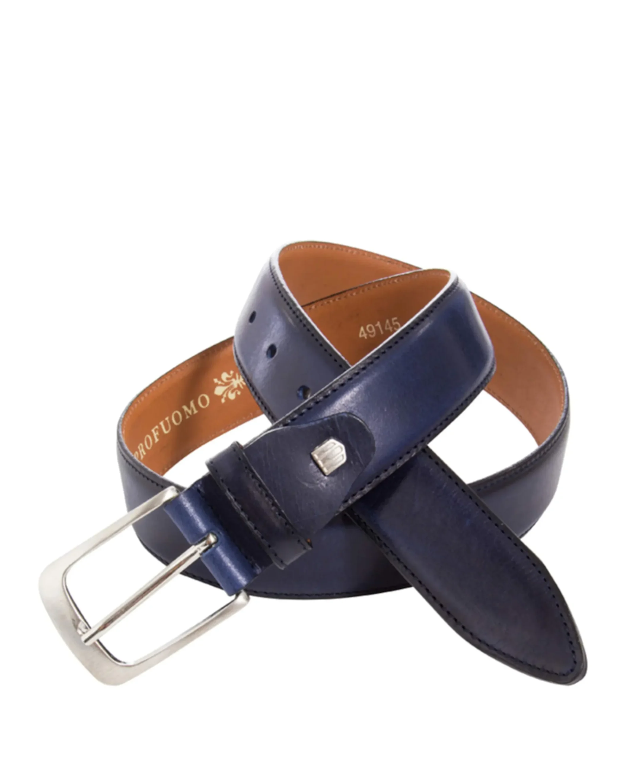 Heren riem blauw
