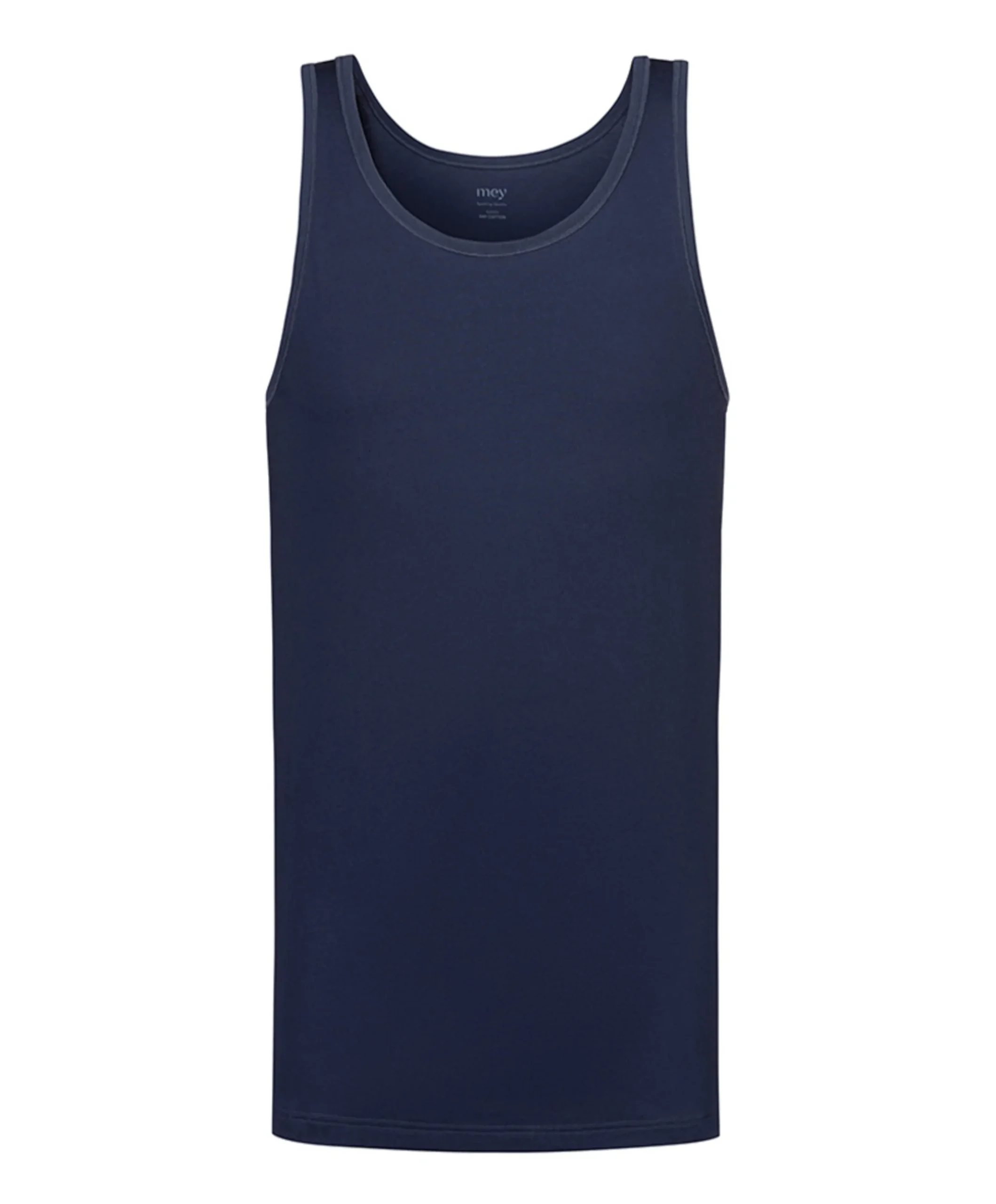 Heren singlet blauw