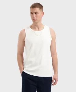 Heren singlet ecru