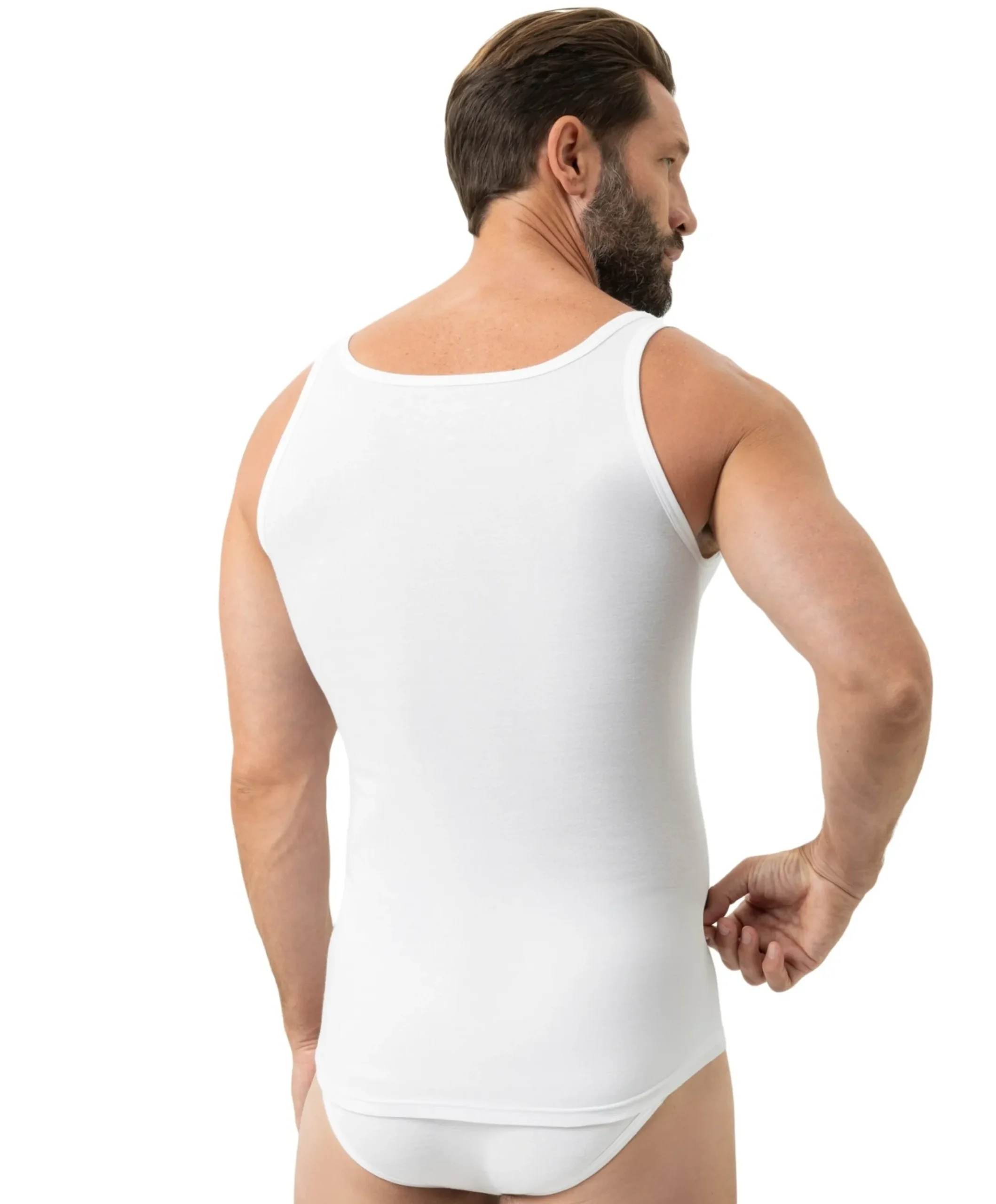 Heren singlet wit