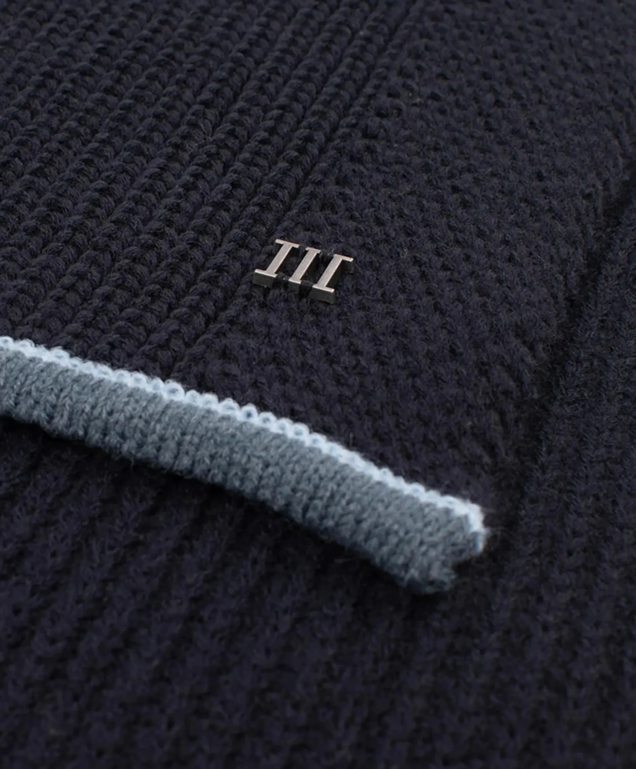 Heren sjaal blauw