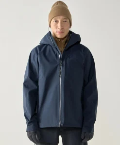 Heren ski-jas blauw