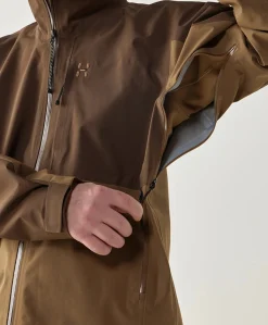 Heren ski-jas bruin