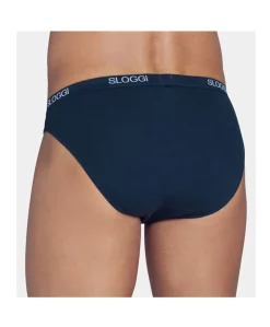 Heren slip blauw