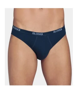 Heren slip blauw