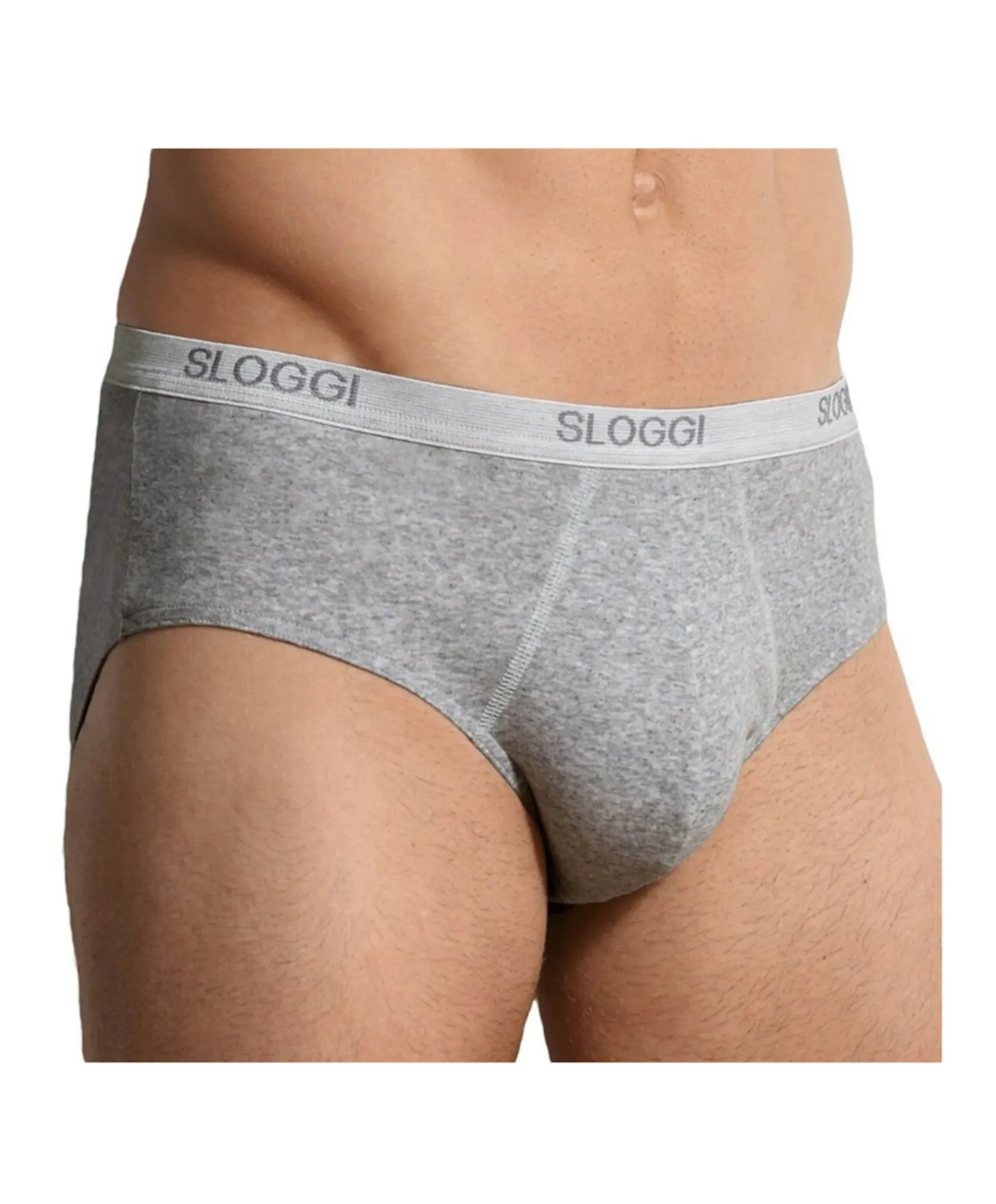 Heren slip grijs