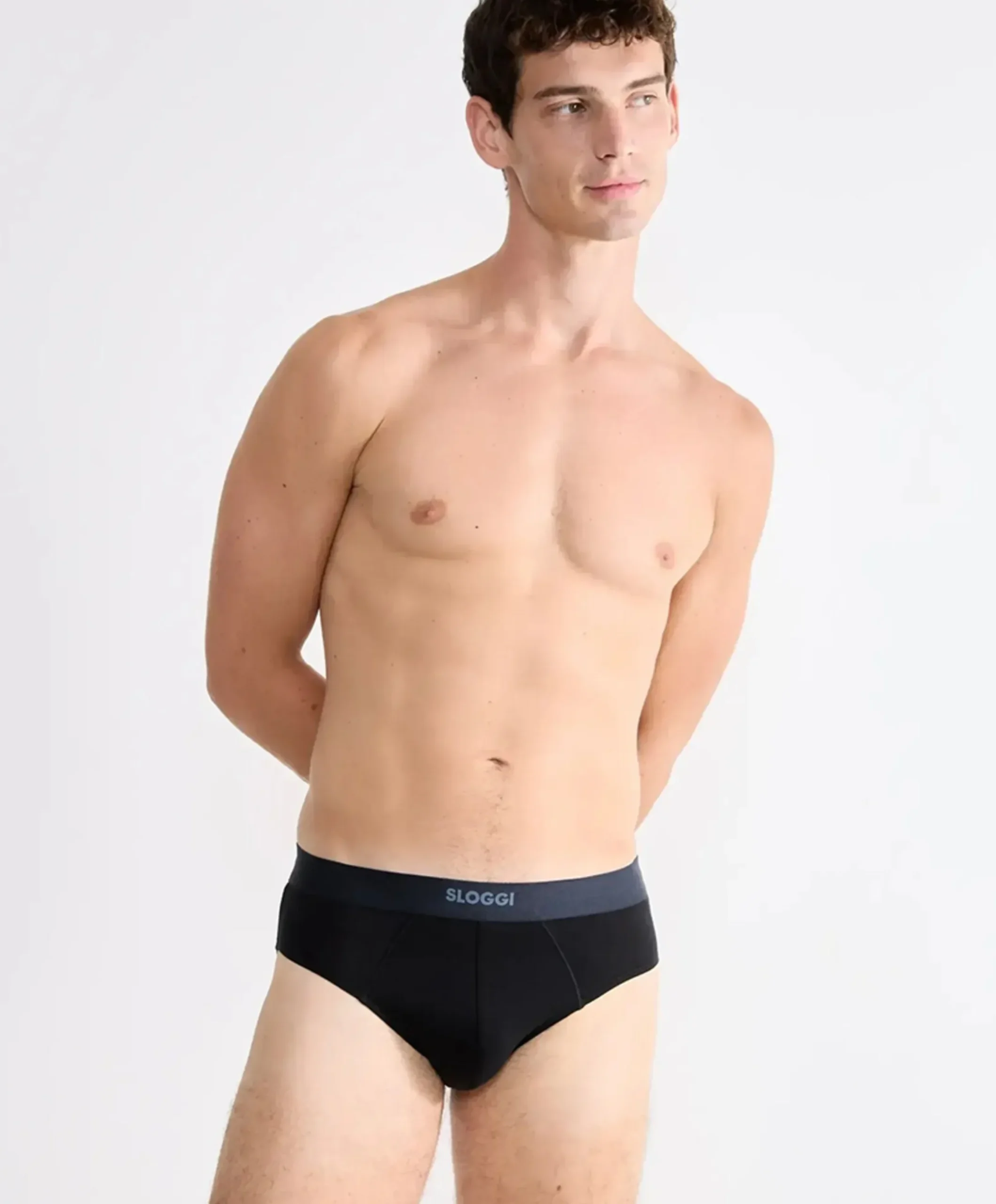 Heren slip zwart