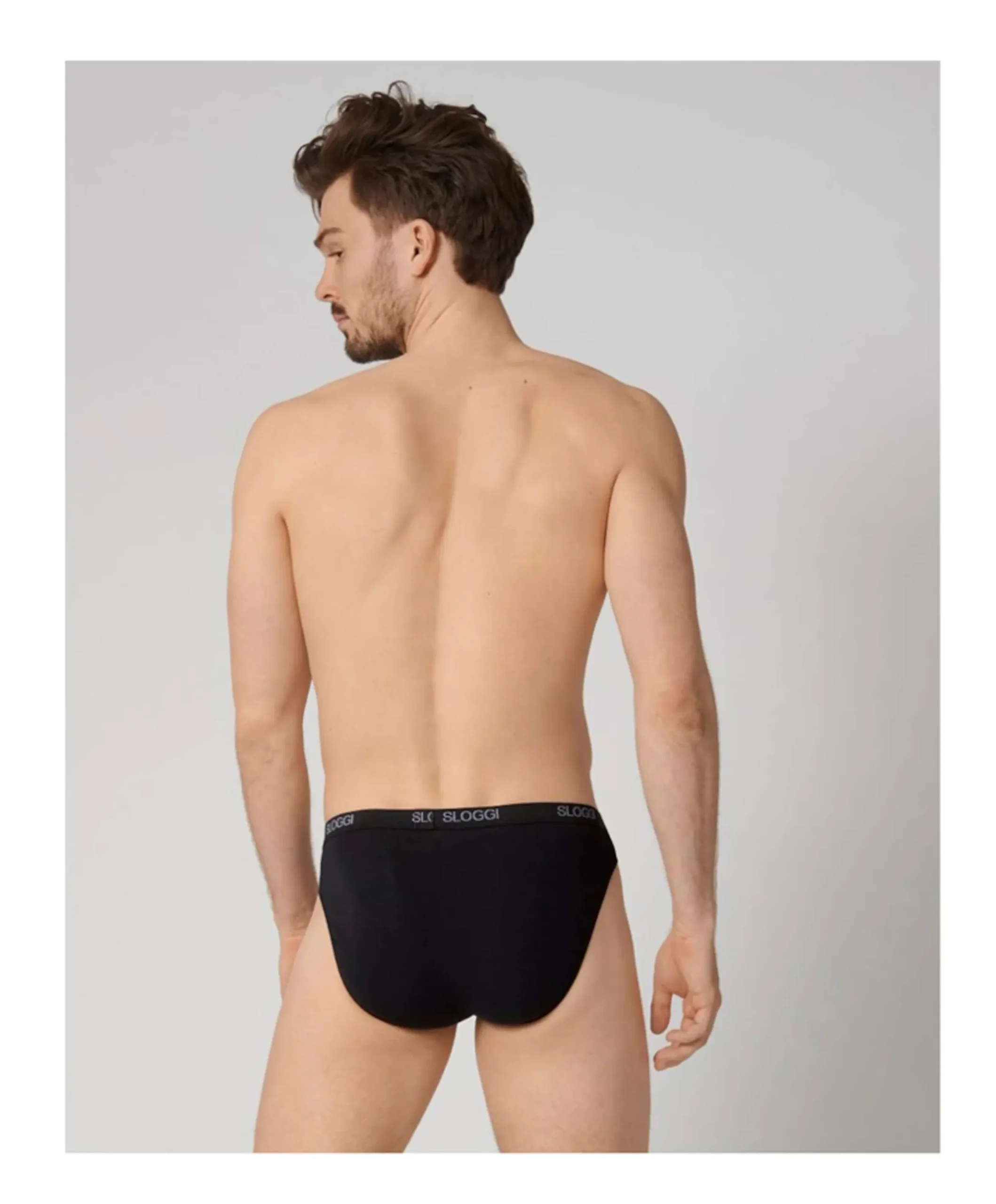 Heren slip zwart